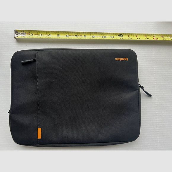 Tomtoc 360 Protective Laptop Sleeve Water Resistant Black 13"Mackbook, 12.9"IPad - Picture 3 of 9